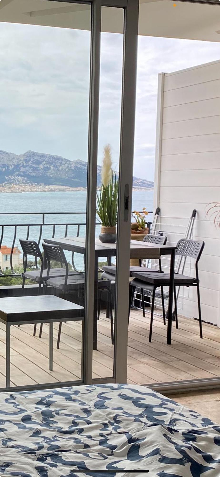 Ferienwohnung Vu Sur Mer Corniche Marseilles Exterior foto