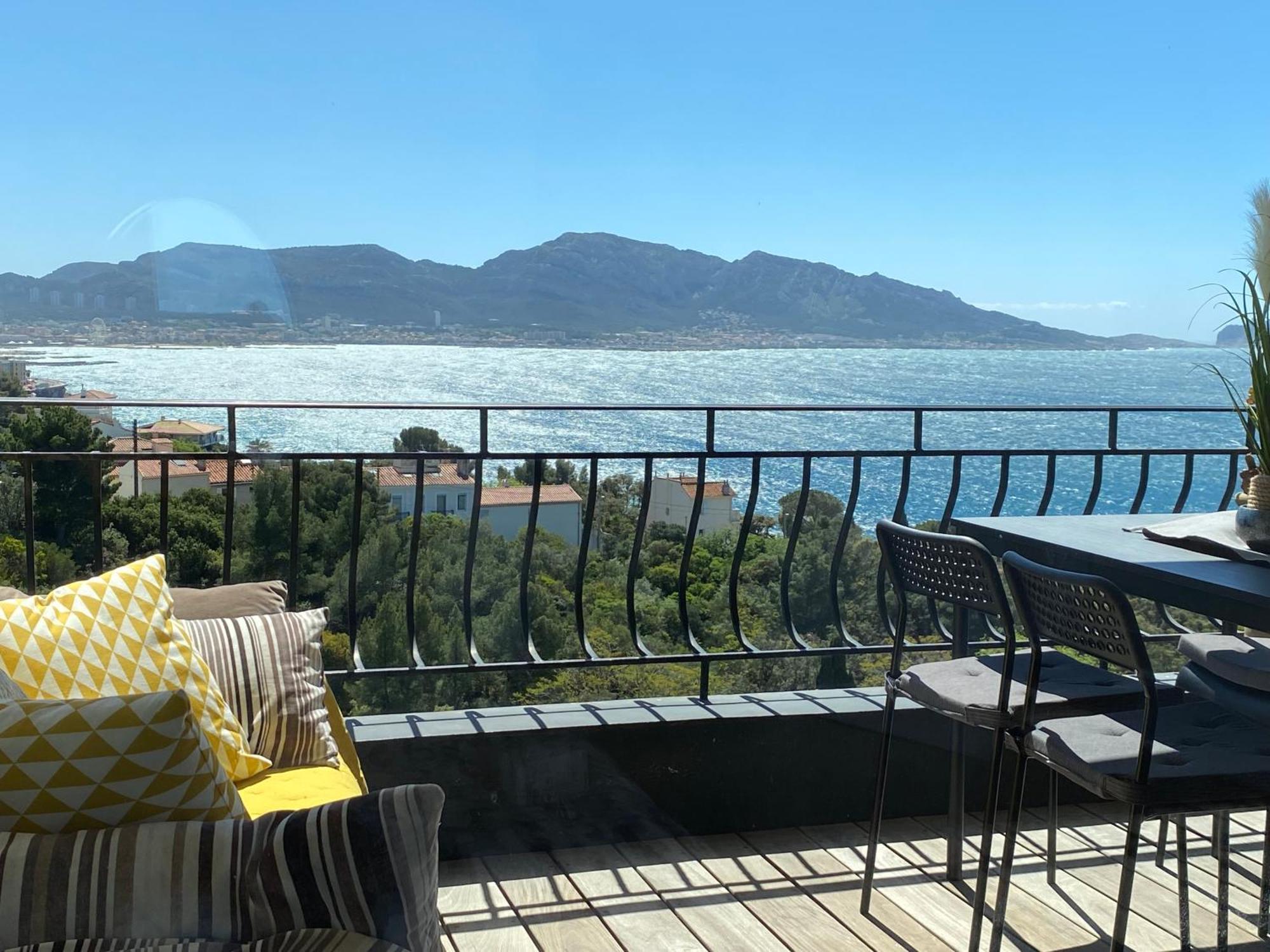 Ferienwohnung Vu Sur Mer Corniche Marseilles Exterior foto