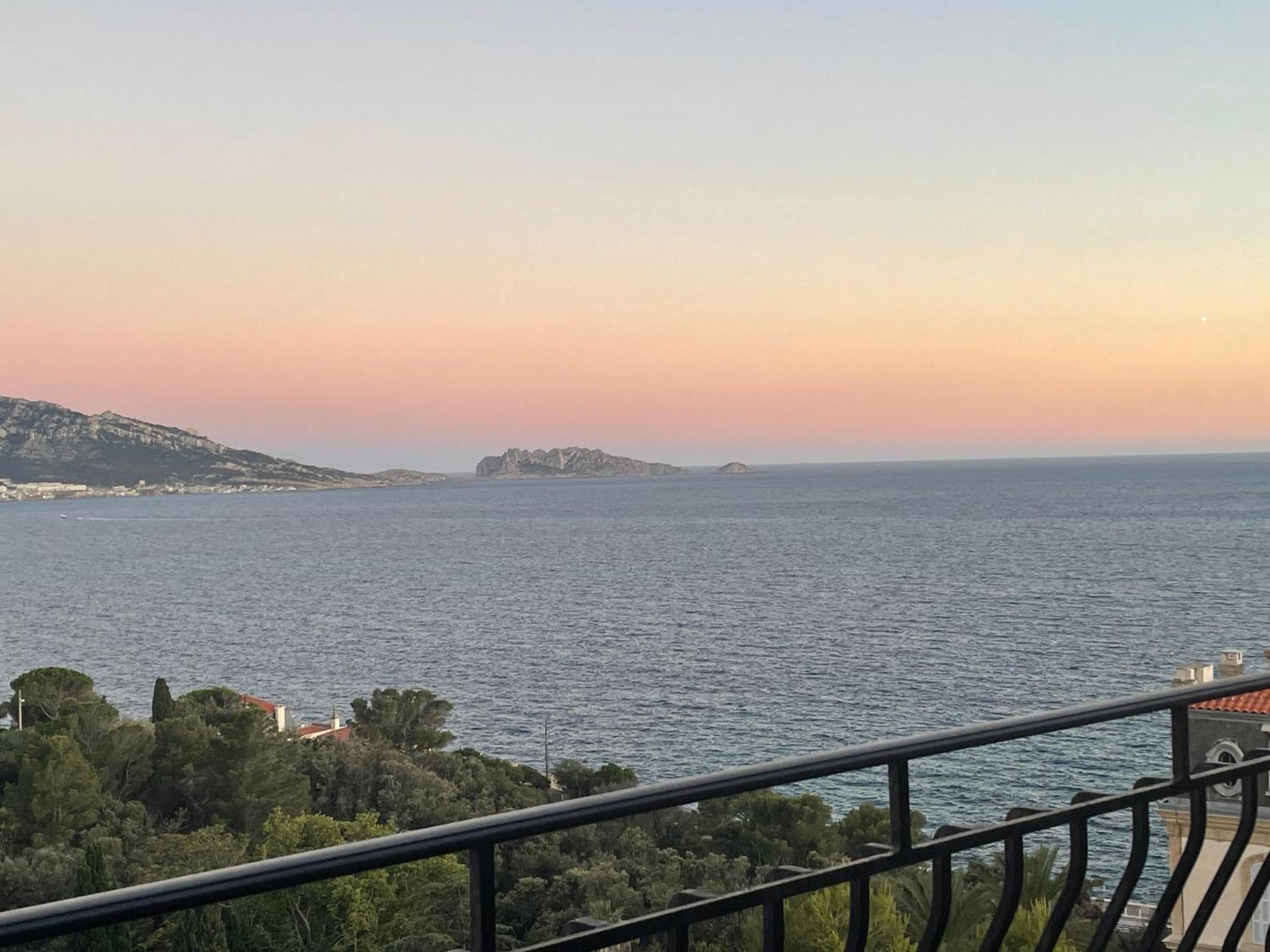 Ferienwohnung Vu Sur Mer Corniche Marseilles Exterior foto